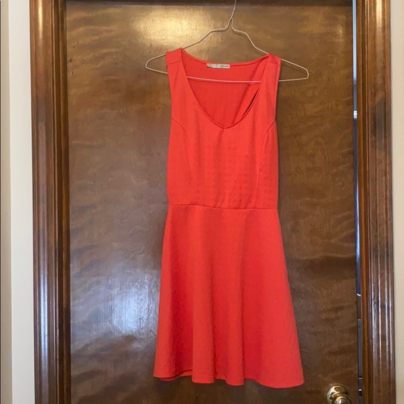 Flare Coral Skater Dress | Poshmark